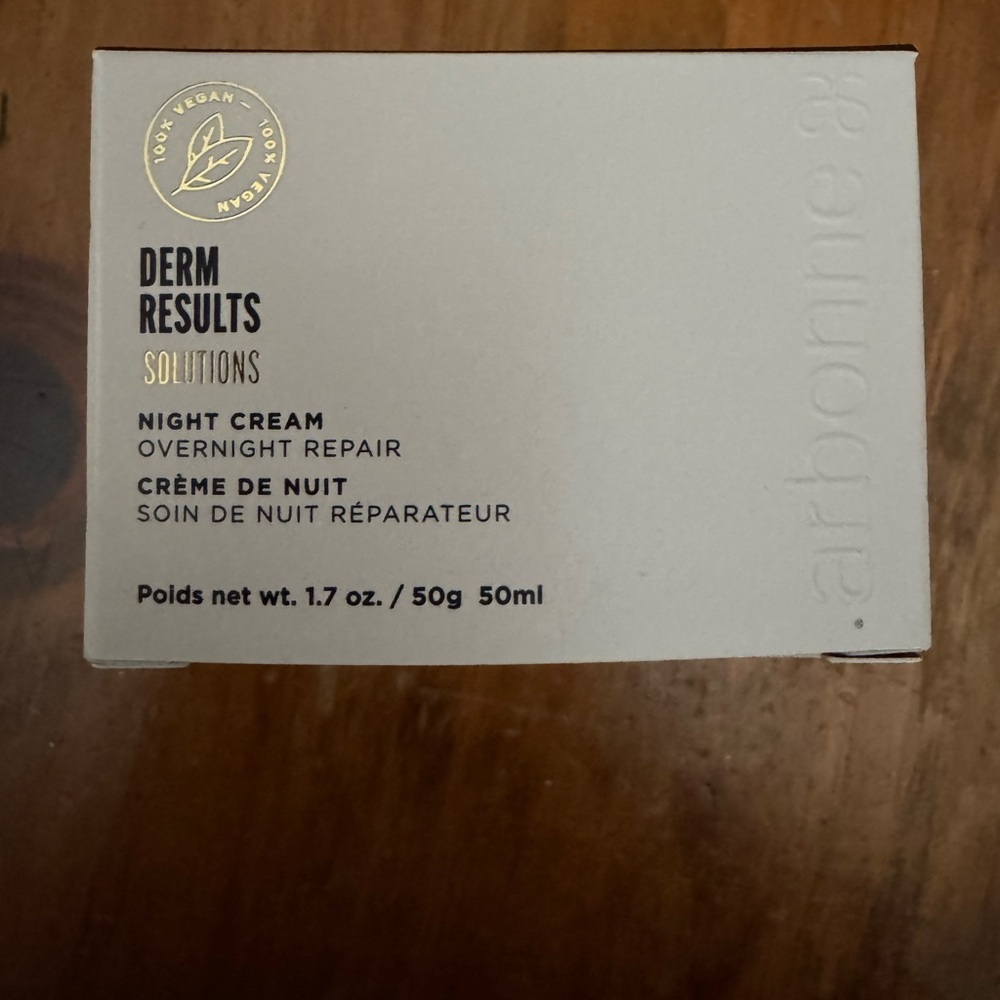 Arbonne DermResults Night Cream - White
